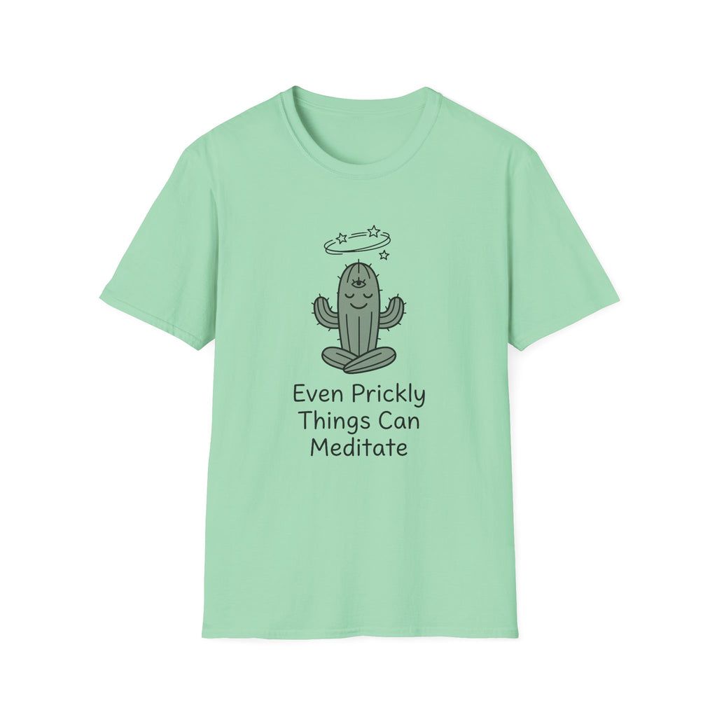 Even Prickly Things Meditate T-Shirt