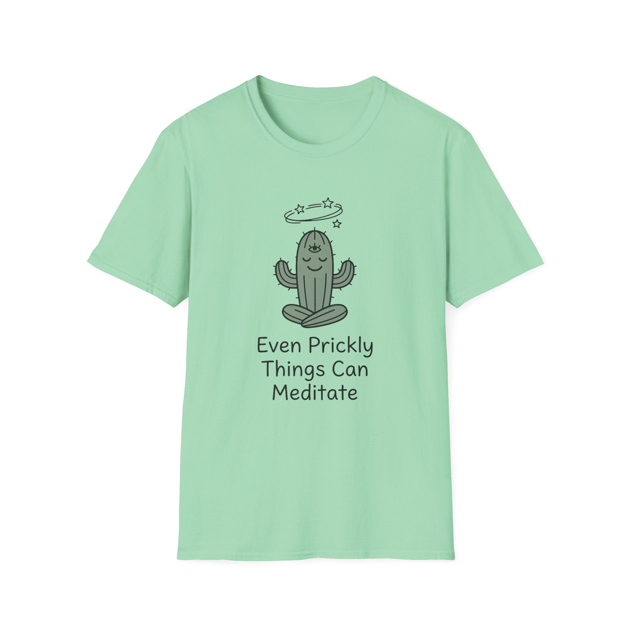 Even Prickly Things Meditate T-Shirt