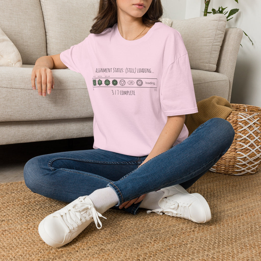 Alignment Status Still Loading Tee | Ethereal Spiritual Graphic Shirt