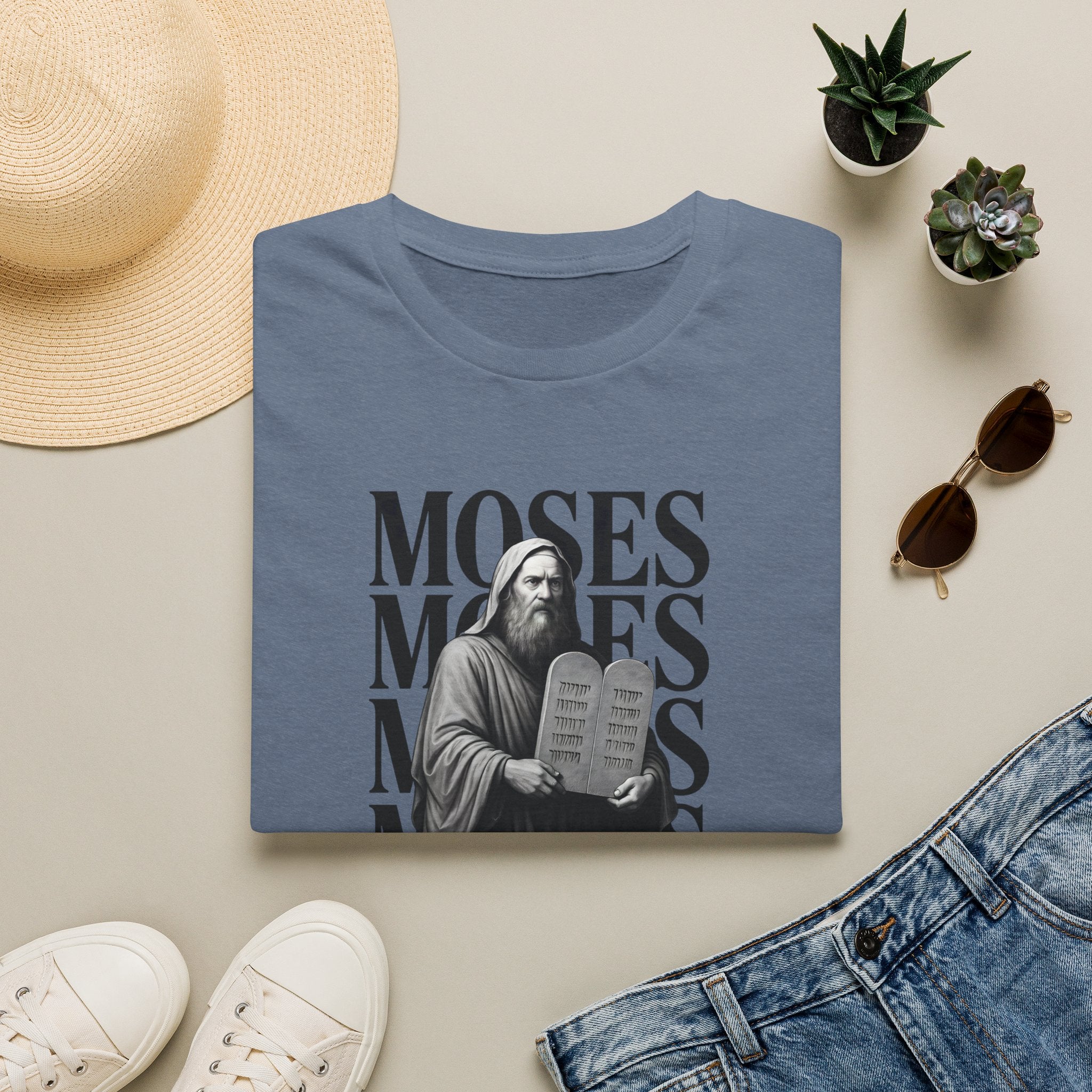 Moses and Ten Commandments T-Shirt