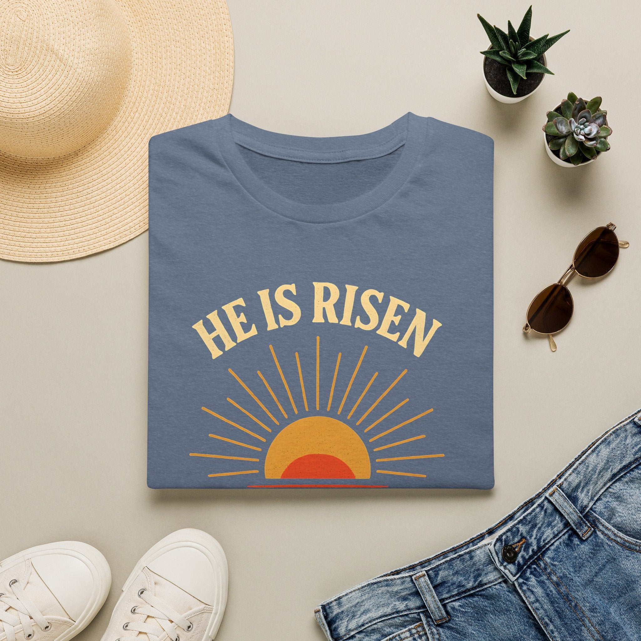 He Is Risen Sunrise T-Shirt