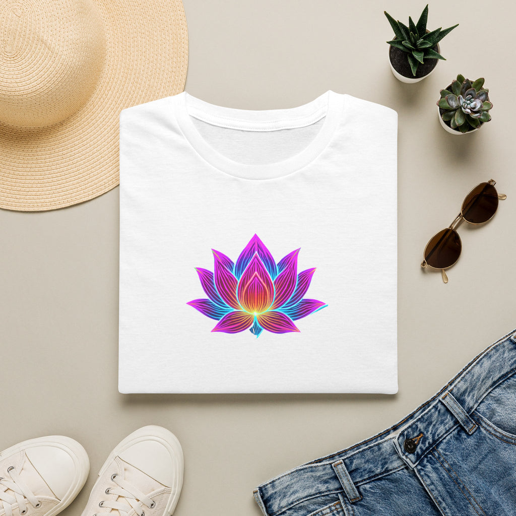 Neon Lotus Breathing T-Shirt