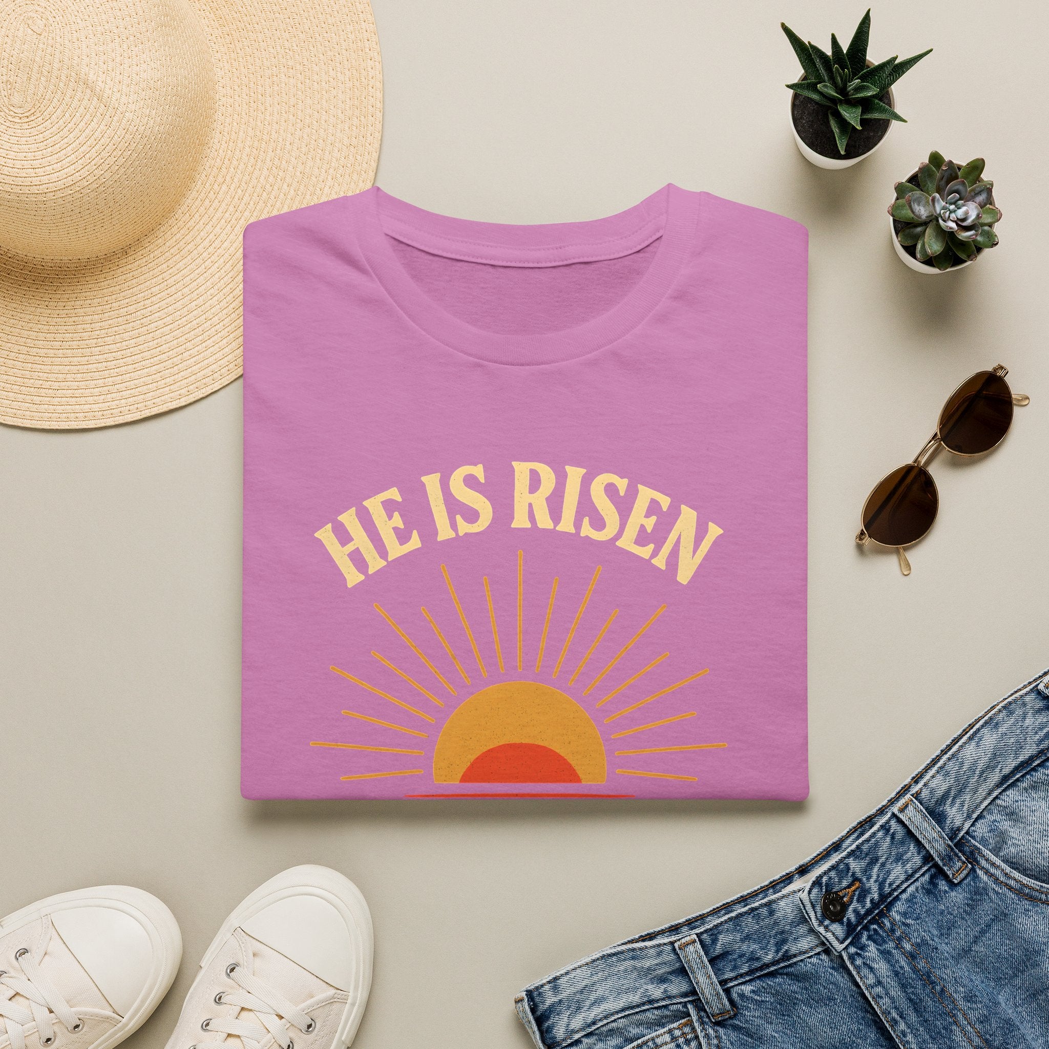 He Is Risen Sunrise T-Shirt