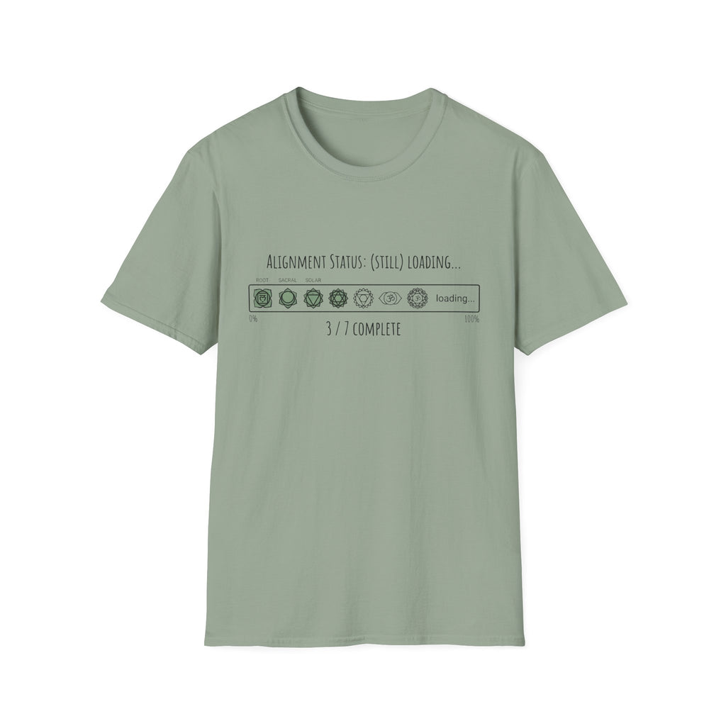Alignment Status Still Loading Tee | Ethereal Spiritual Graphic Shirt