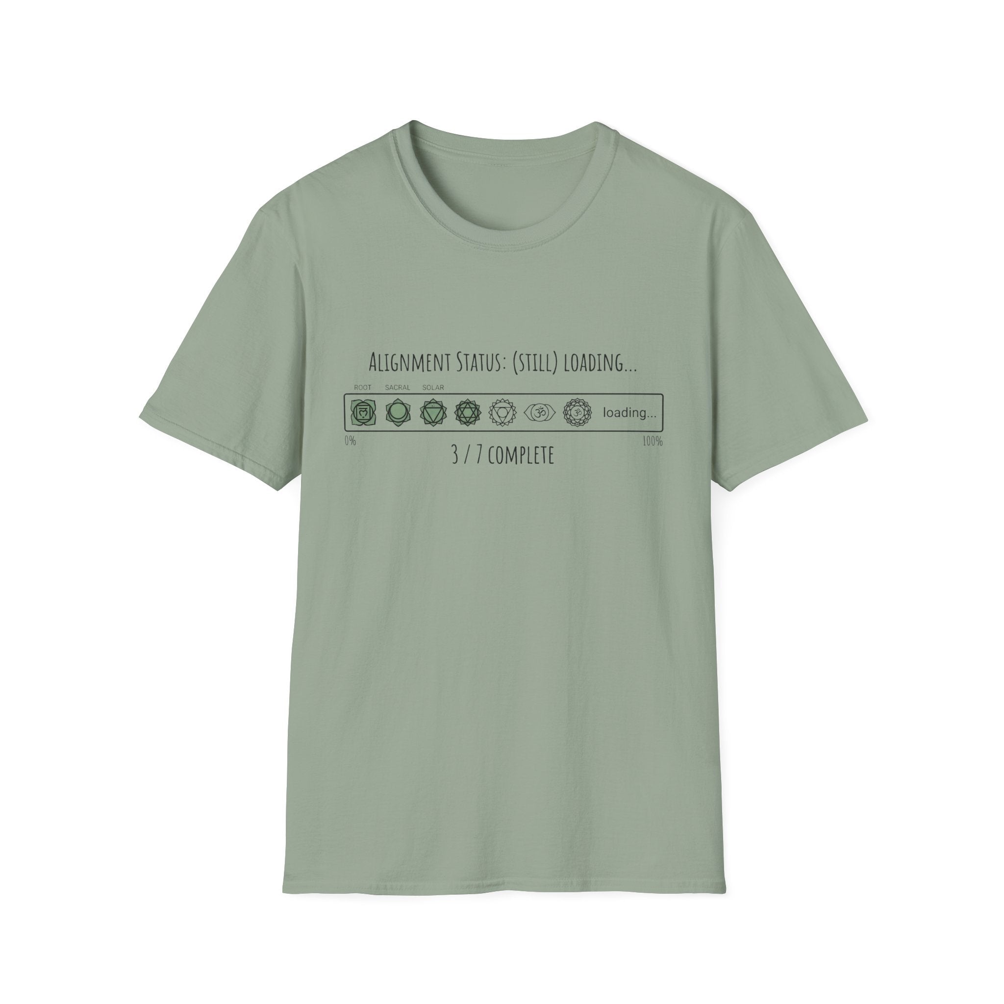 Alignment Status Still Loading Tee | Ethereal Spiritual Graphic Shirt