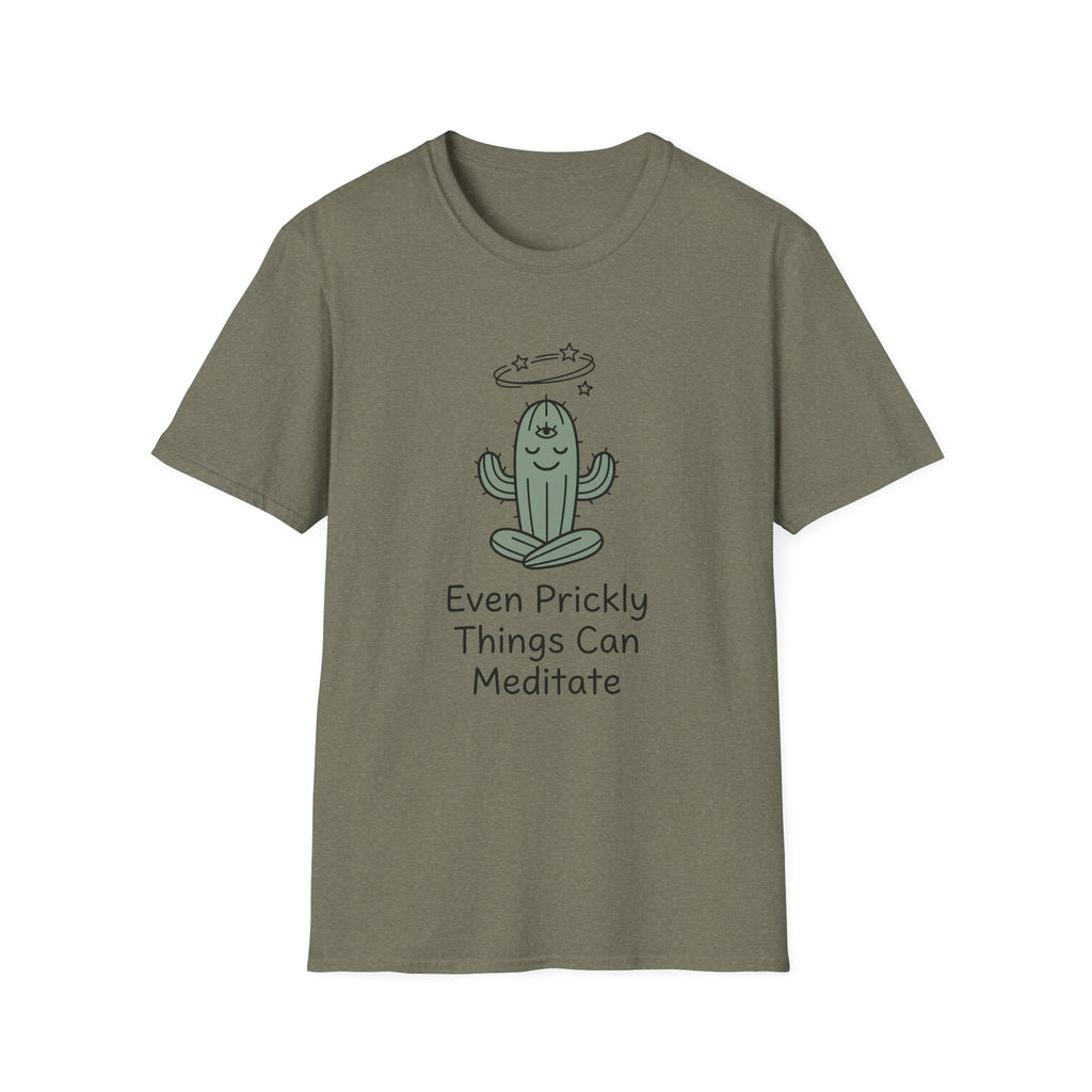 Even Prickly Things Meditate T-Shirt