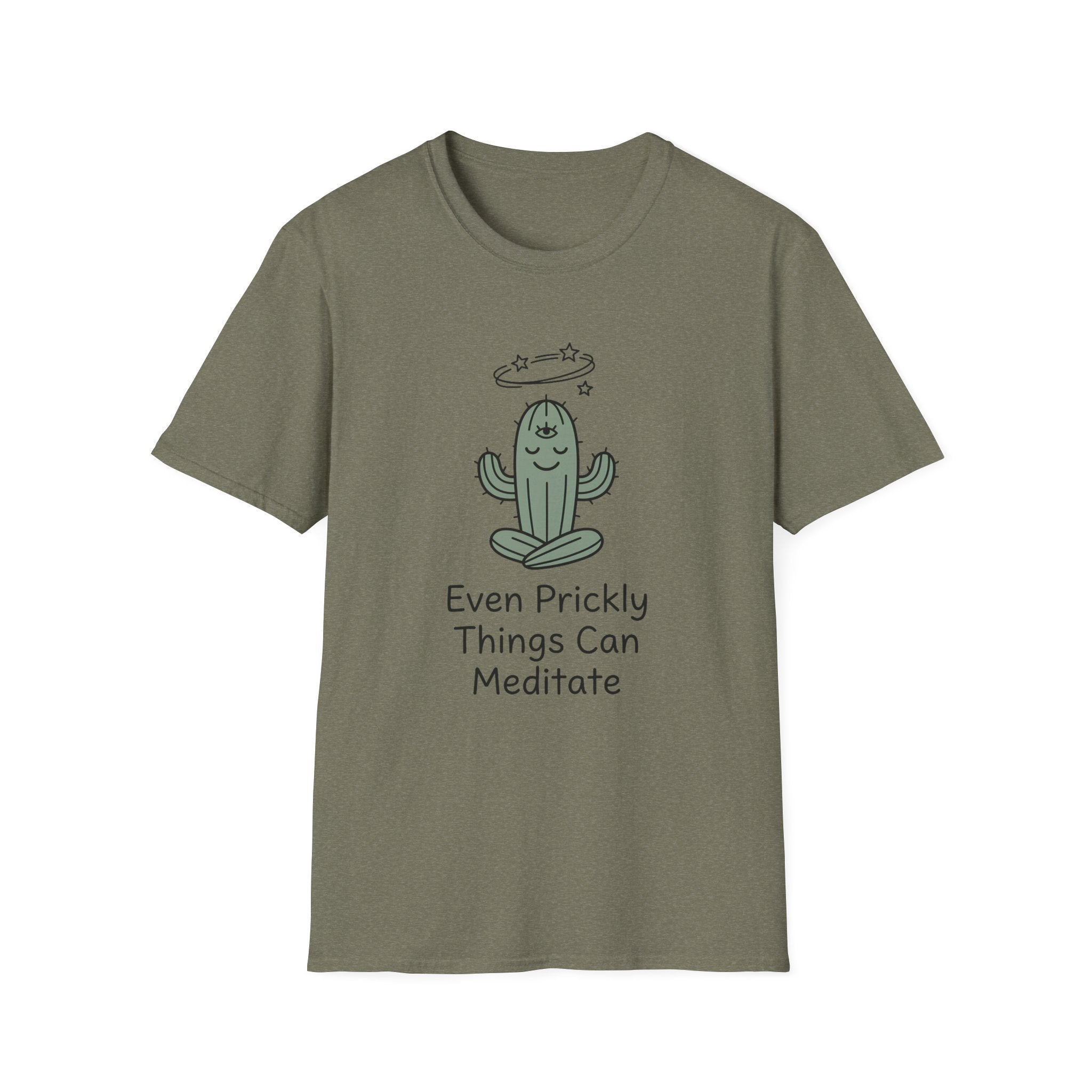 Even Prickly Things Meditate T-Shirt