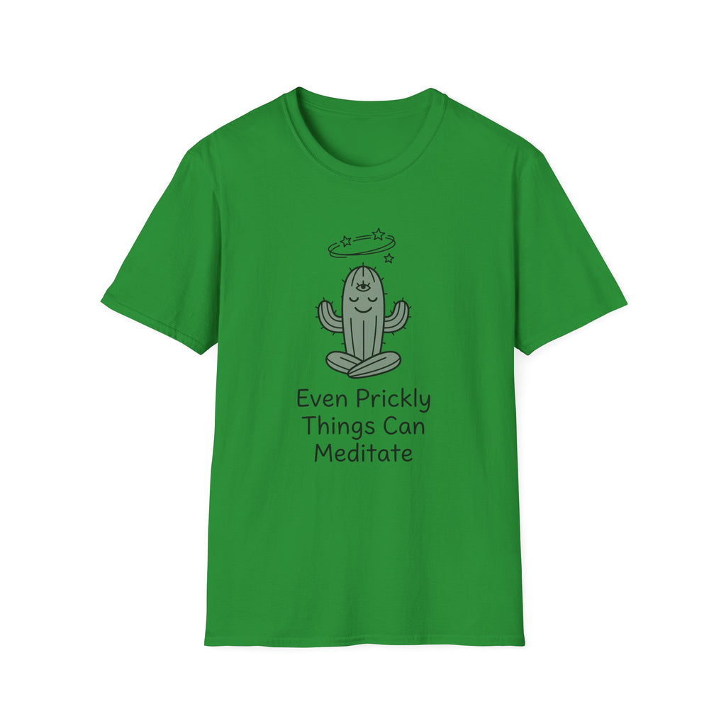 Even Prickly Things Meditate T-Shirt