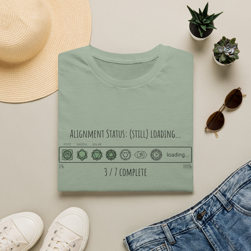 Alignment Status Still Loading Tee | Ethereal Spiritual Graphic Shirt
