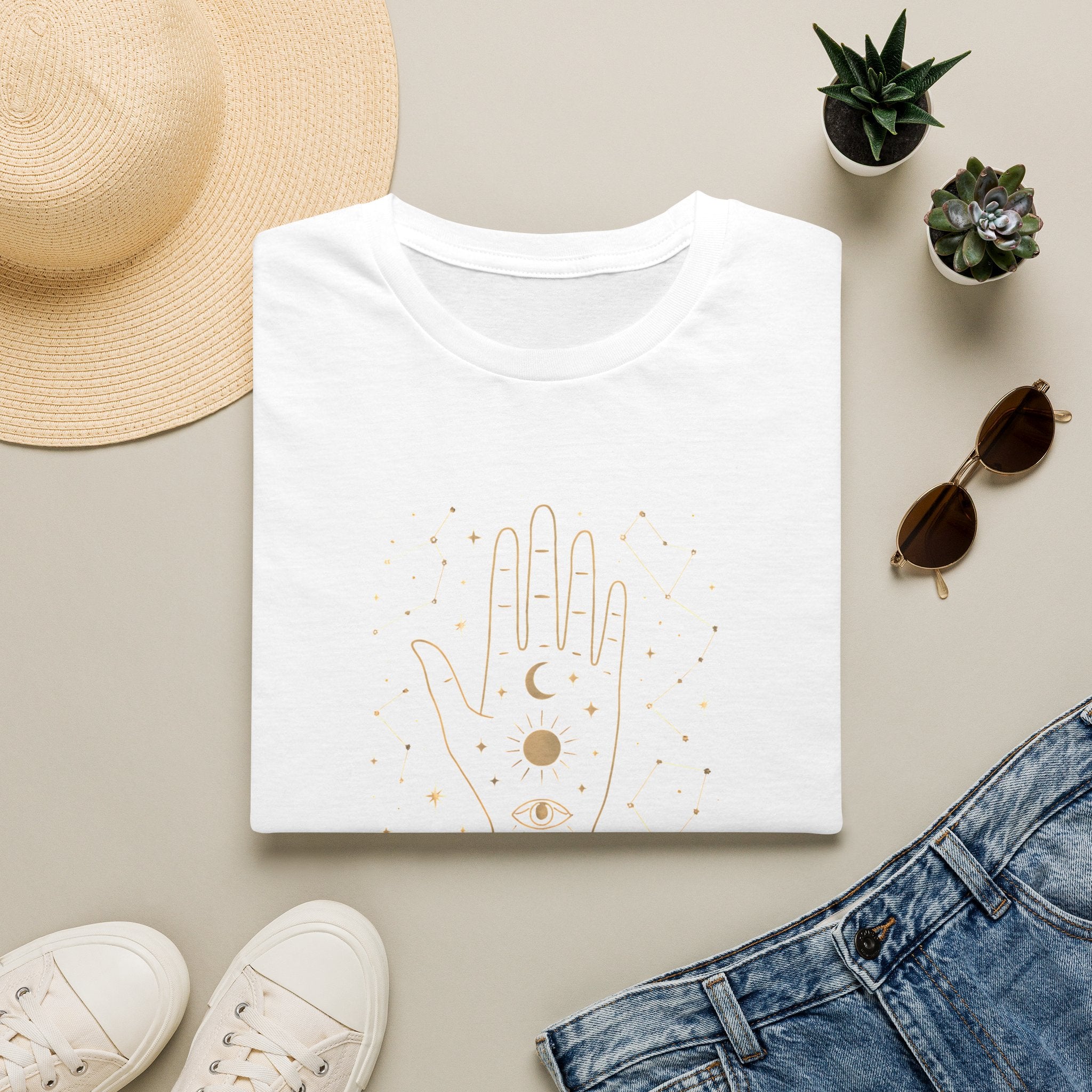 Astral Hand Illustration T-Shirt