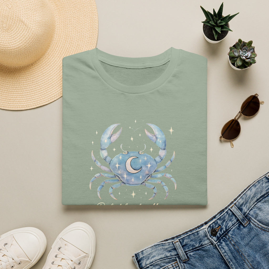 Moonlit Crab Illustration T-Shirt