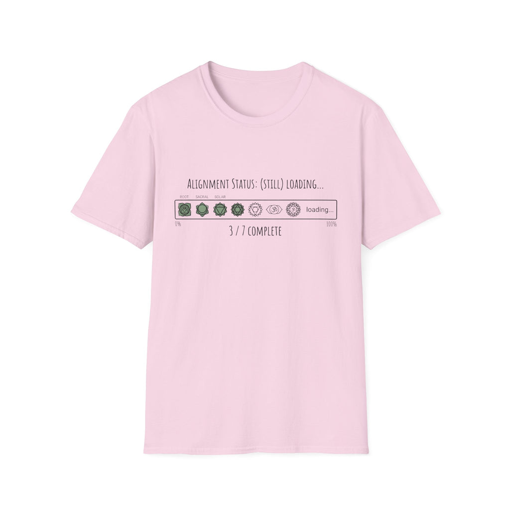 Alignment Status Still Loading Tee | Ethereal Spiritual Graphic Shirt