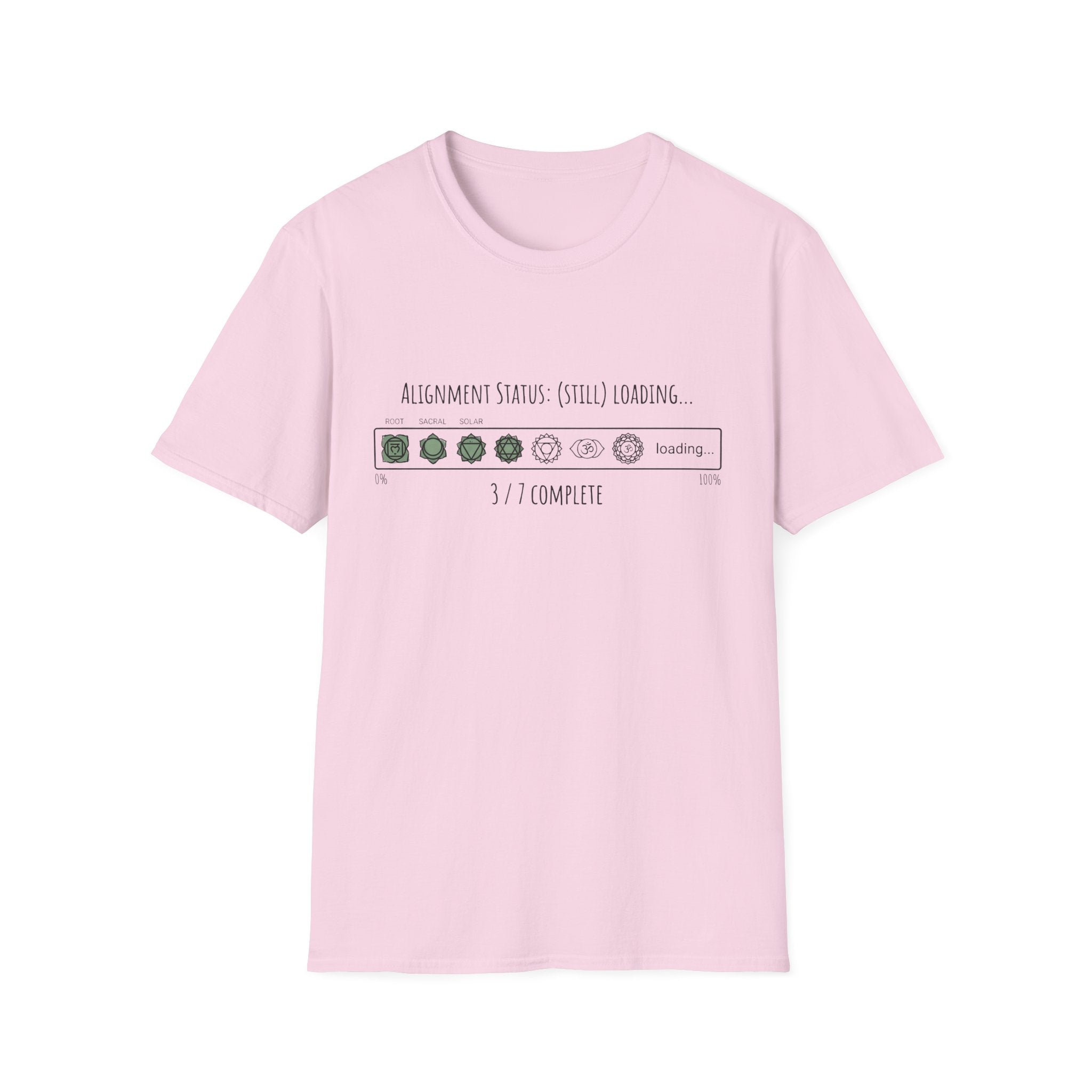 Alignment Status Still Loading Tee | Ethereal Spiritual Graphic Shirt