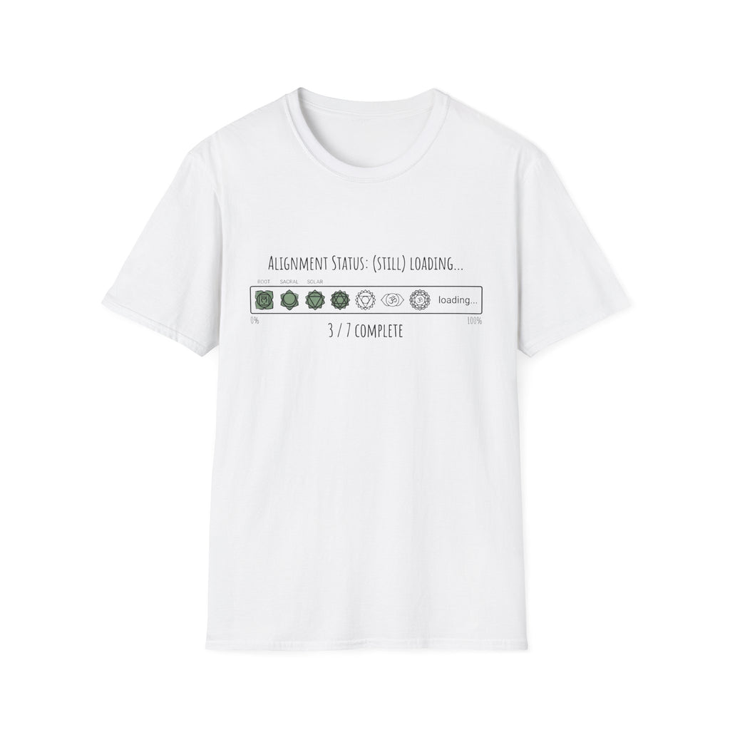 Alignment Status Still Loading Tee | Ethereal Spiritual Graphic Shirt