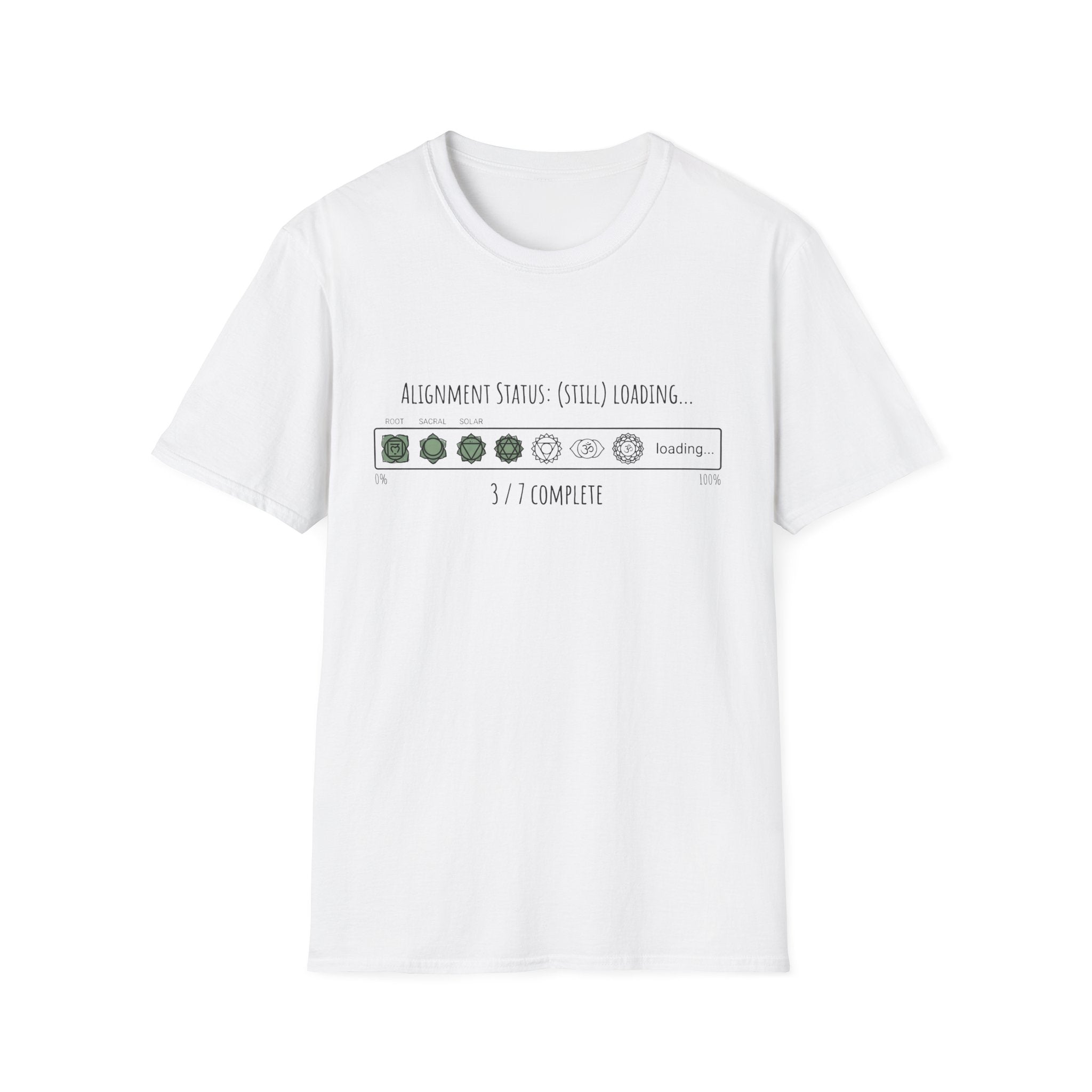 Alignment Status Still Loading Tee | Ethereal Spiritual Graphic Shirt
