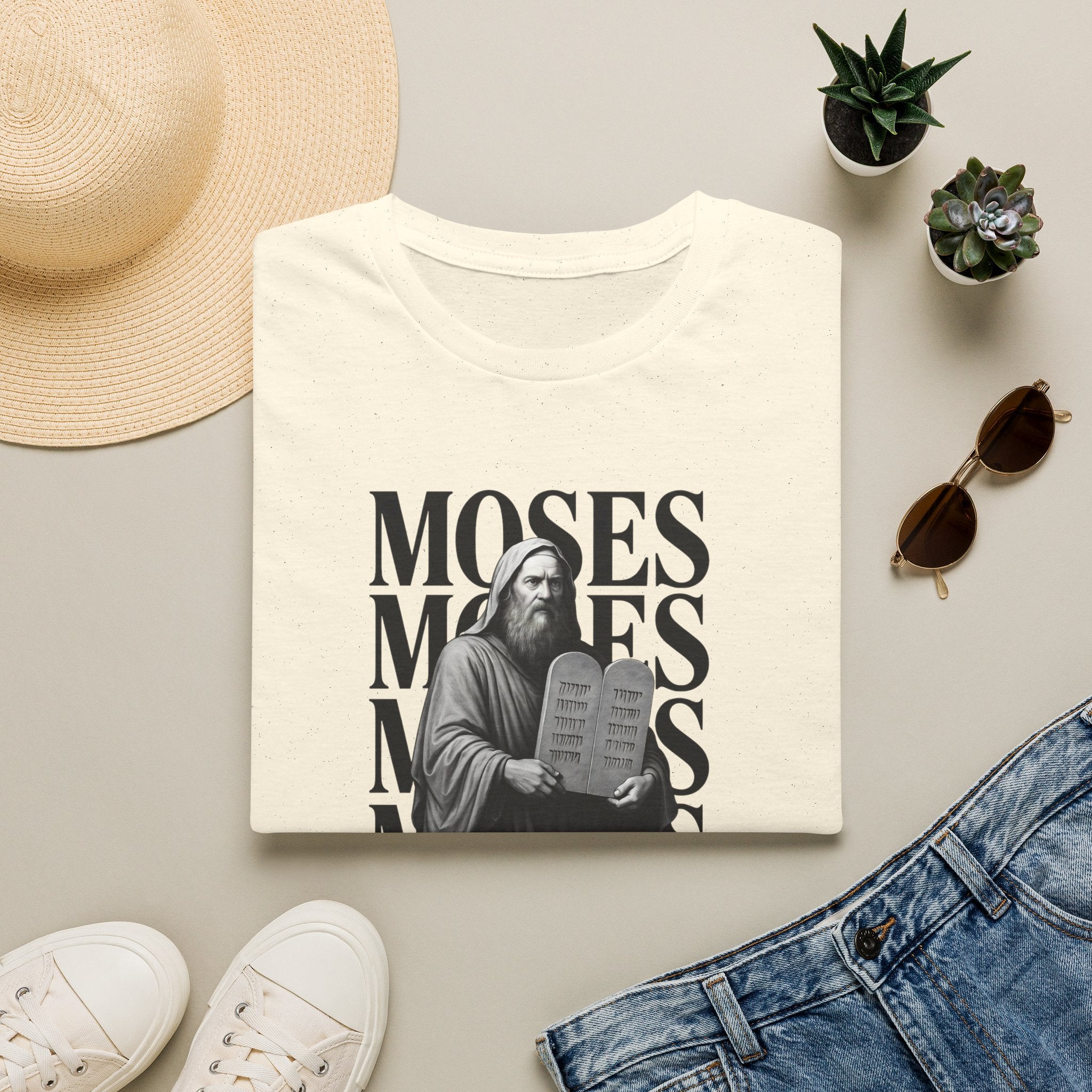 Moses and Ten Commandments T-Shirt